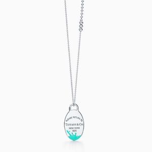 Tiffany splash tag necklace